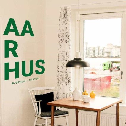 Aarhus - Wallsticker