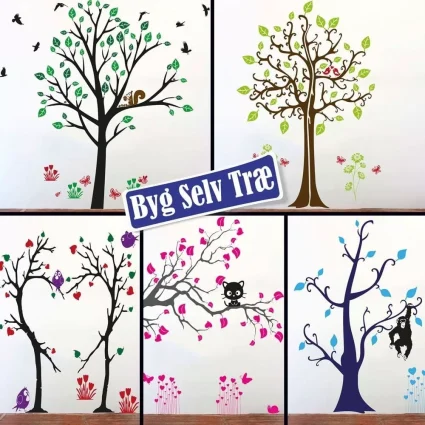 Byg Selv Træ - Wallsticker