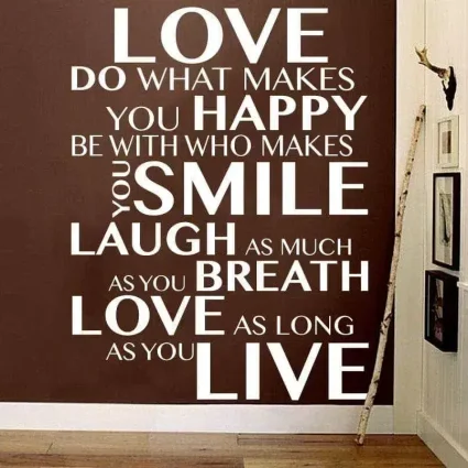 Do What Makes You Happy - Wallsticker