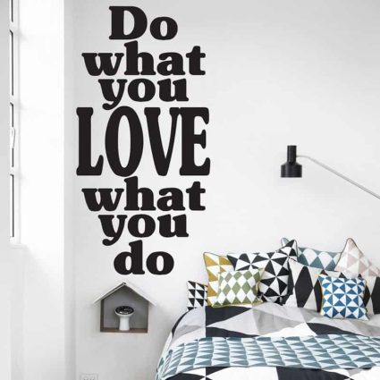 Do What You Love - Wallsticker