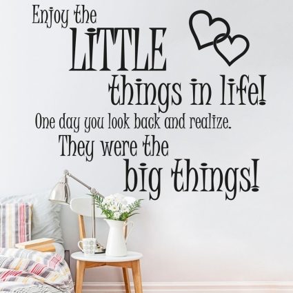 Enjoy Little Things - Wallsticker