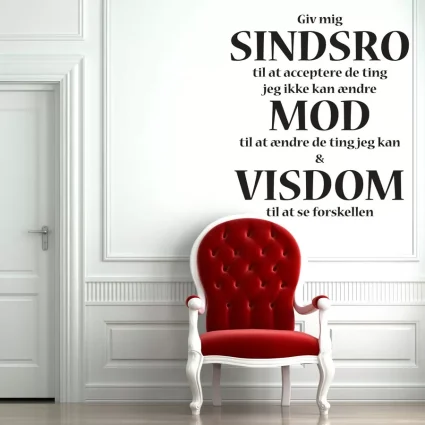 Giv Mig Sindsro - Wallsticker