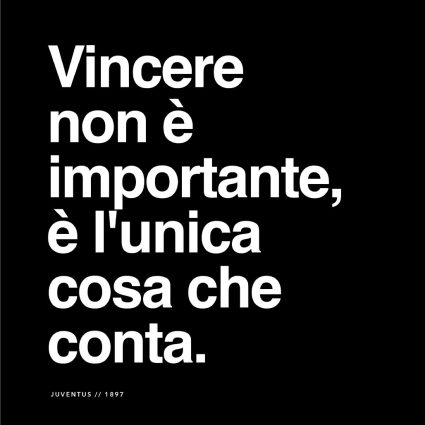 Juventus - Vincere non é importante af Ol? Ol?