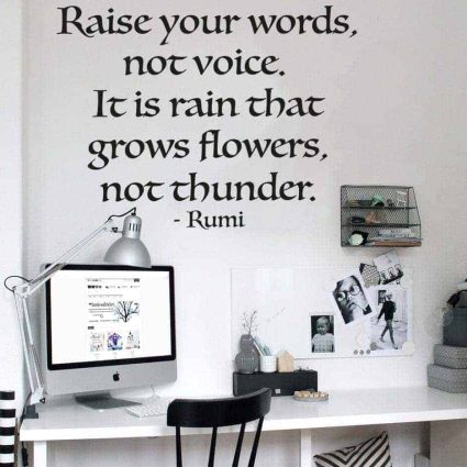 Raise Your Words - Wallsticker