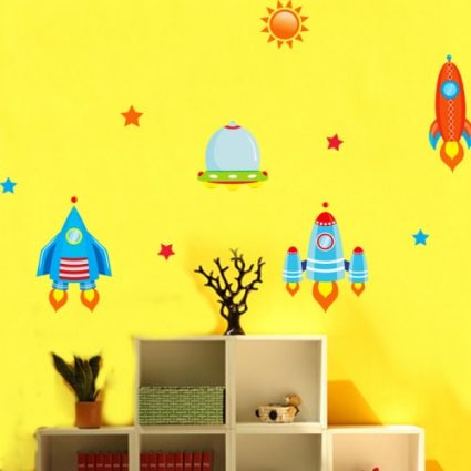 Rumraketter og UFO'er 1 - Wallsticker