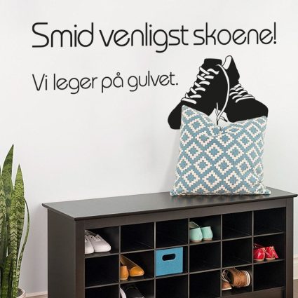 Smid Skoene - Wallsticker