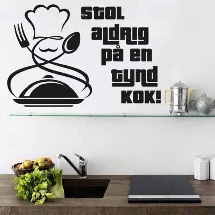 Tynd Kok - Wallsticker